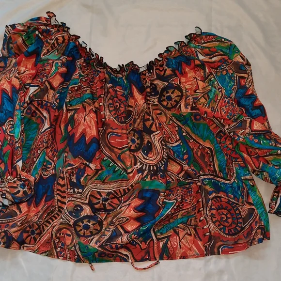 Multicolor blouse - Picture 3 of 3